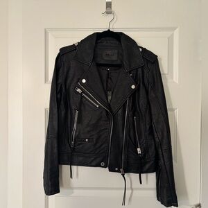 Black Moto Leather Jacket